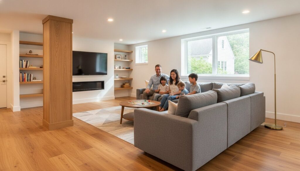 How to Plan a Basement Family Room Remodel in Boston: A 2026 Guide