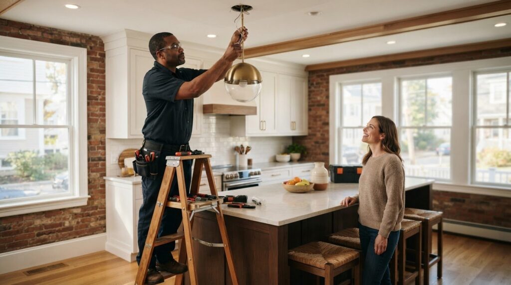 Light Fixture Installation Handyman in Boston: A Homeowner’s Guide