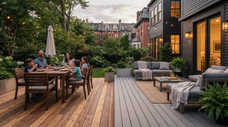 Deck Installation in Somerville, MA: Wood vs. Composite